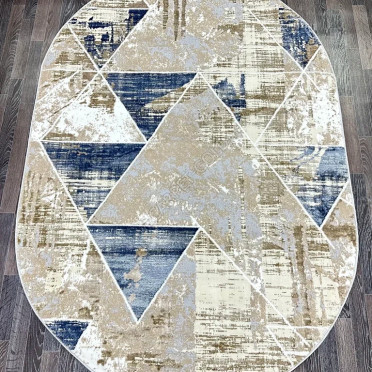 D067A_CREAM SHIRINK BLUE FDY Semnan овал