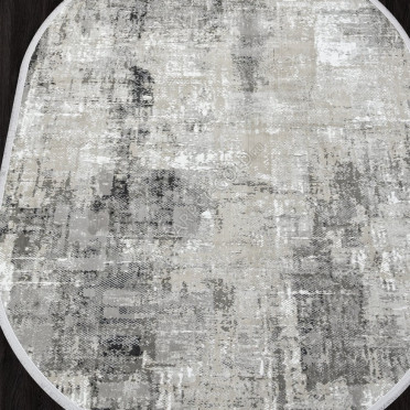 Ковер C288AG - GREY / ANTRACITE - Овал - коллекция LORENZO