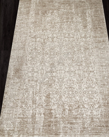 Ковер турецкий LB928A MEHENDI (Полиэстер, кремовый)