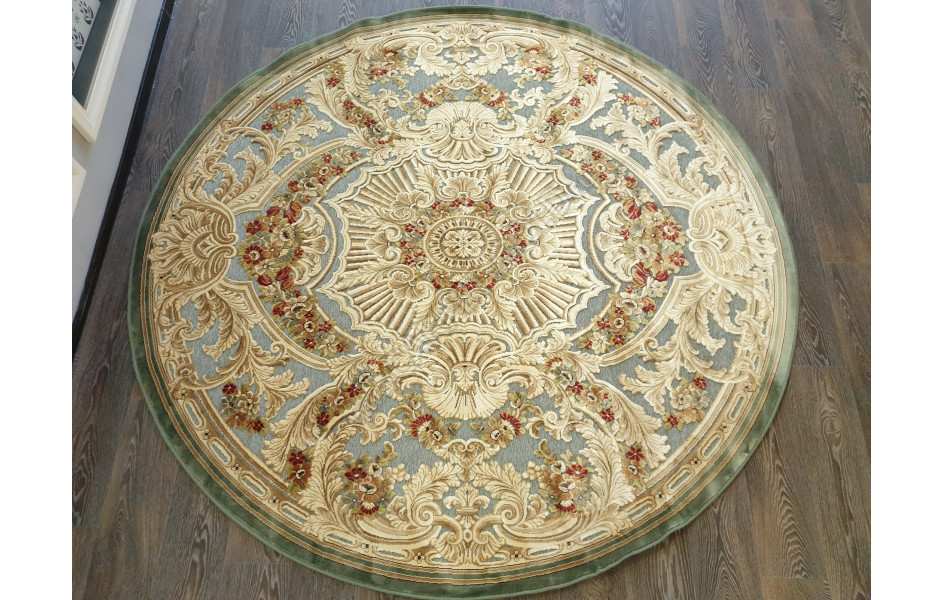 Ковер бельгийский Genova 38388 - 525251 круглый