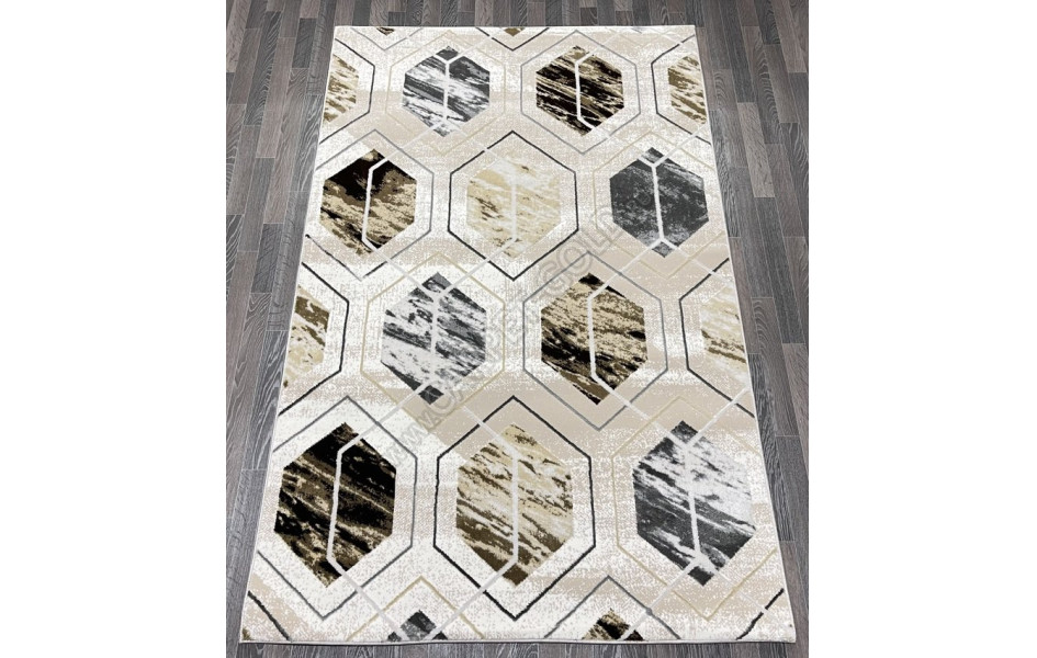 Турецкий ковер 40709A_KOYU GRI / KAHVE