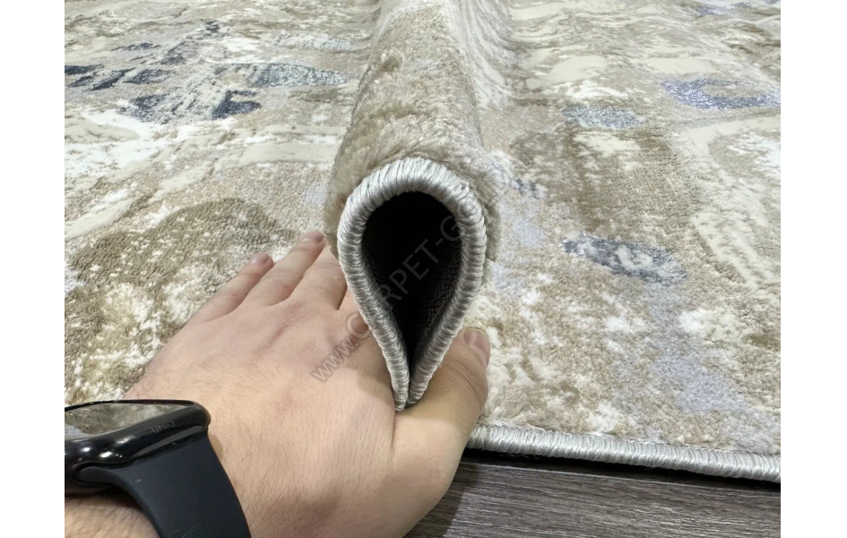 D070B_CREAM SHIRINK BLUE FDY Semnan овал