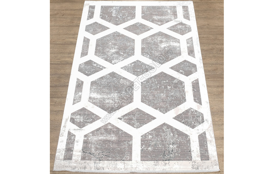 КОВРЫ ДИЗАЙН M570B ЦВЕТ C_DGRAY / CREAM Olimpos