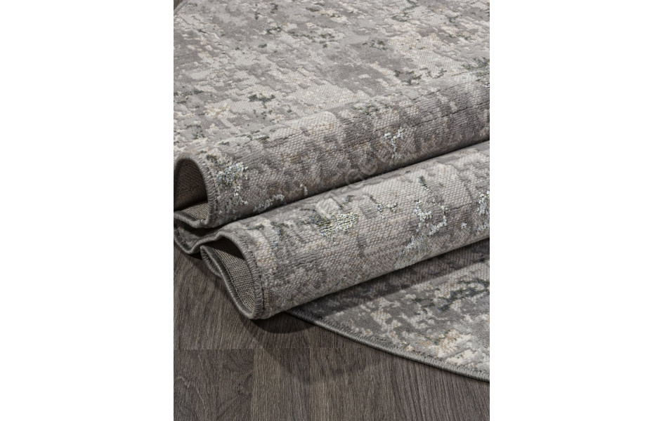 Ковер F165 - CREAM-BLUE - Овал - коллекция LIMAN