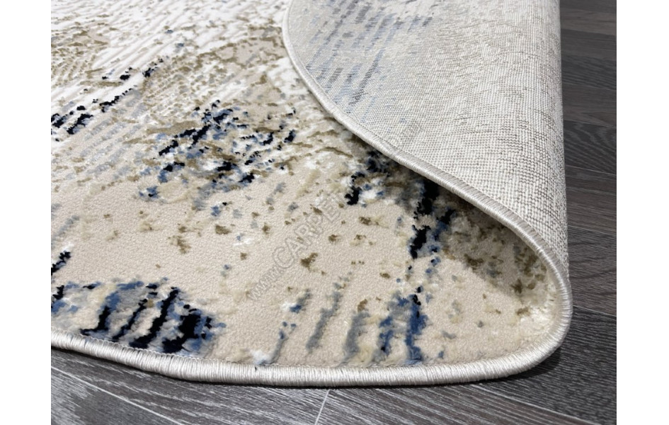 Турецкий ковер 40705A_MAVI / COKME BEJ ОВАЛ