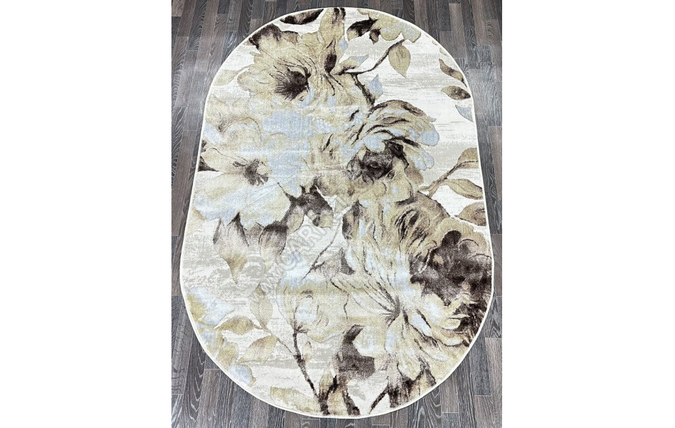 L137A_CREAM SHRINK / BROWN FDY овал Gilan