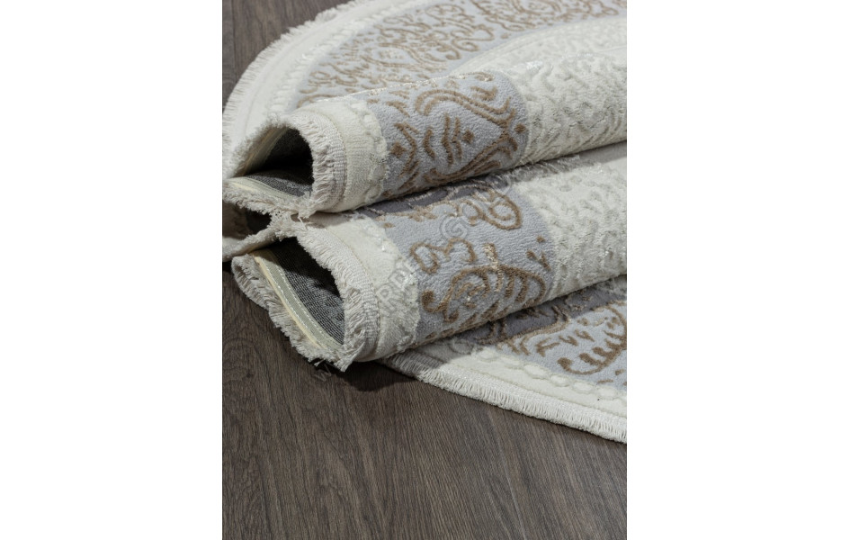 Ковер 00759B - CREAM HB / BEIGE FDY - Овал - коллекция SAHARA