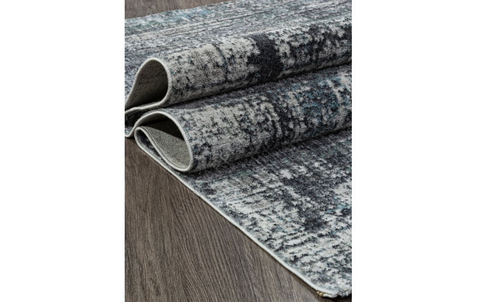 Ковер 02467H - BLUE / GREY - Прямоугольник - коллекция SAFARI