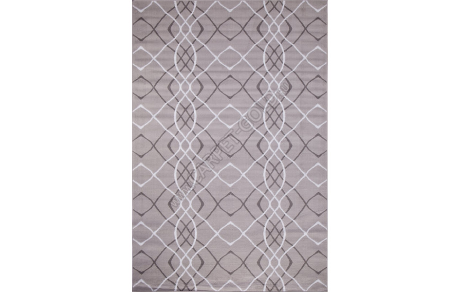 Ковер D532 - GRAY - Прямоугольник - коллекция SILVER