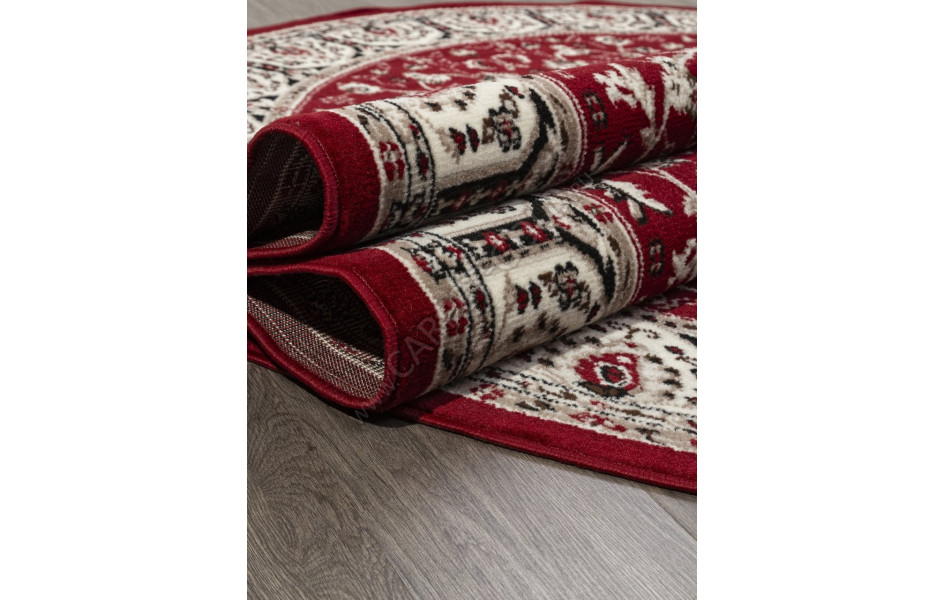 Ковер D409 - RED - Овал - коллекция GAVANA