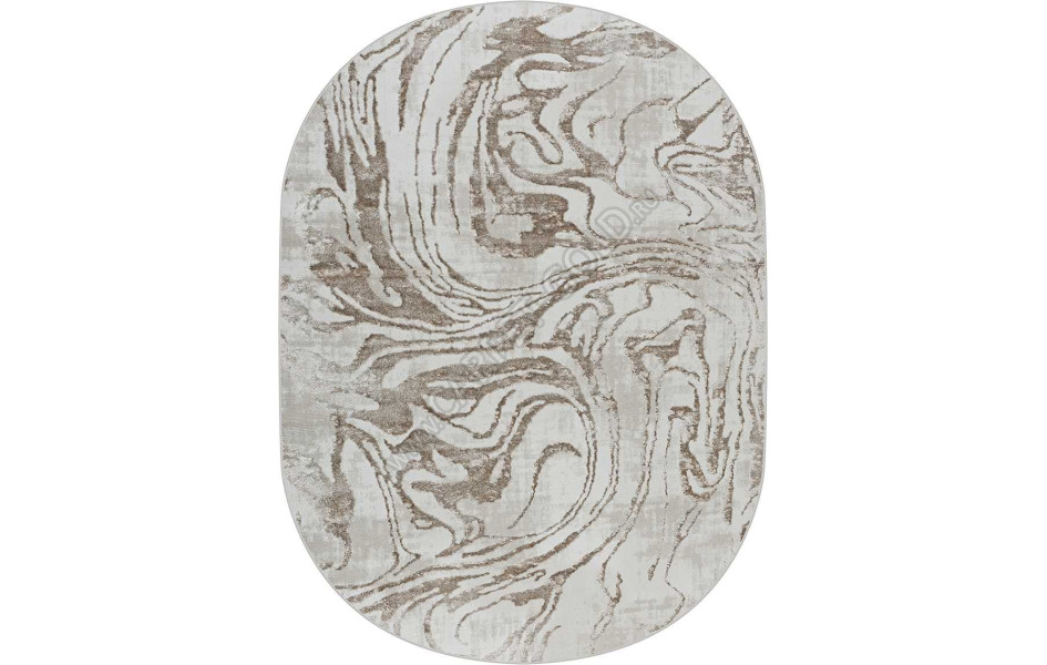 38893A OVAL BEIGE FLS / CREAM FL Olimpos